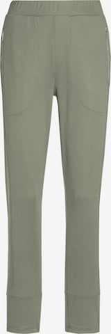 Regular Pantalon Goldner en vert : devant