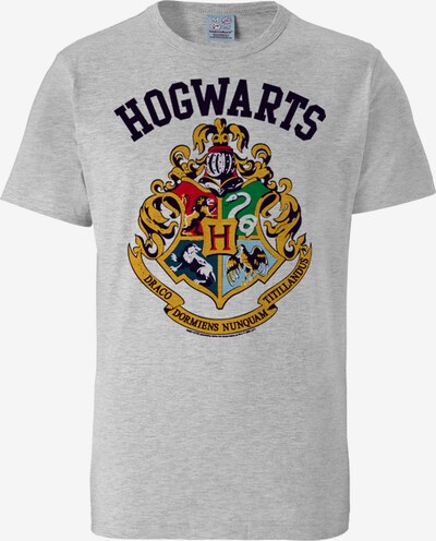 LOGOSHIRT T-Shirt 'Harry Potter - Hogwarts' in grau, Produktansicht