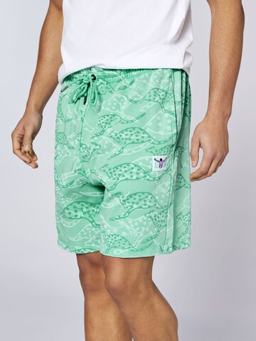 CHIEMSEE Loose fit Pants in Green