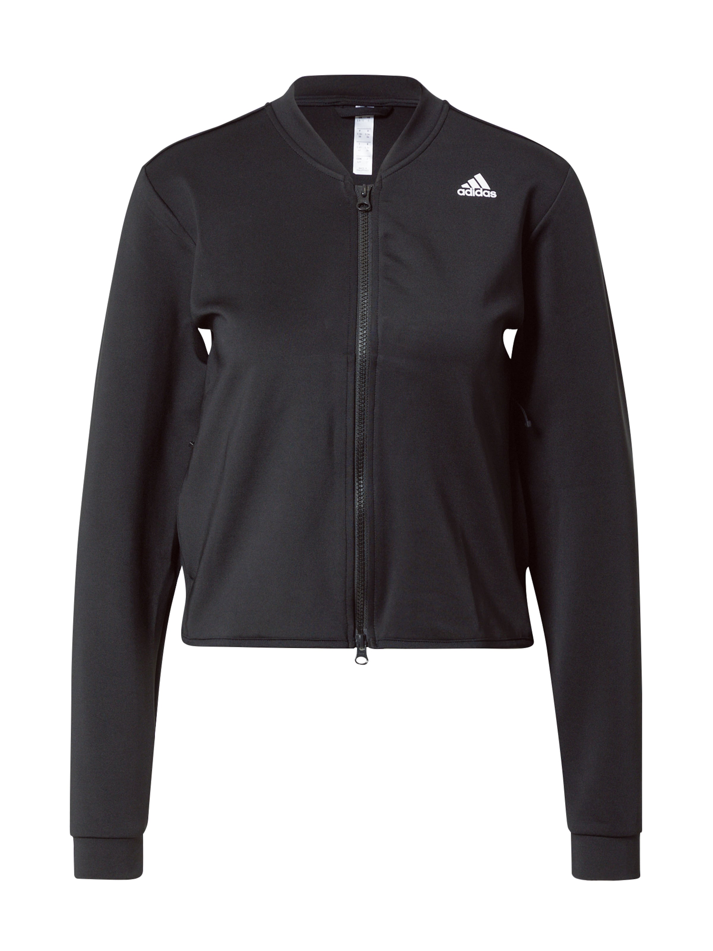 adidas plain black jacket