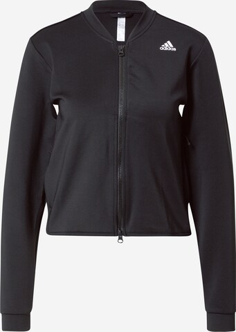 ADIDAS SPORTSWEAR Training jacket 'Versatility Designed4Training' in Black: front