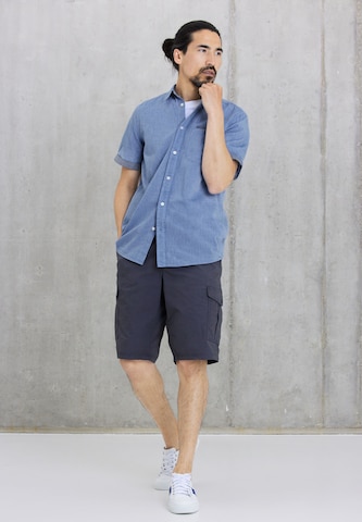 Street One MEN Regular Fit Hemd in Blau