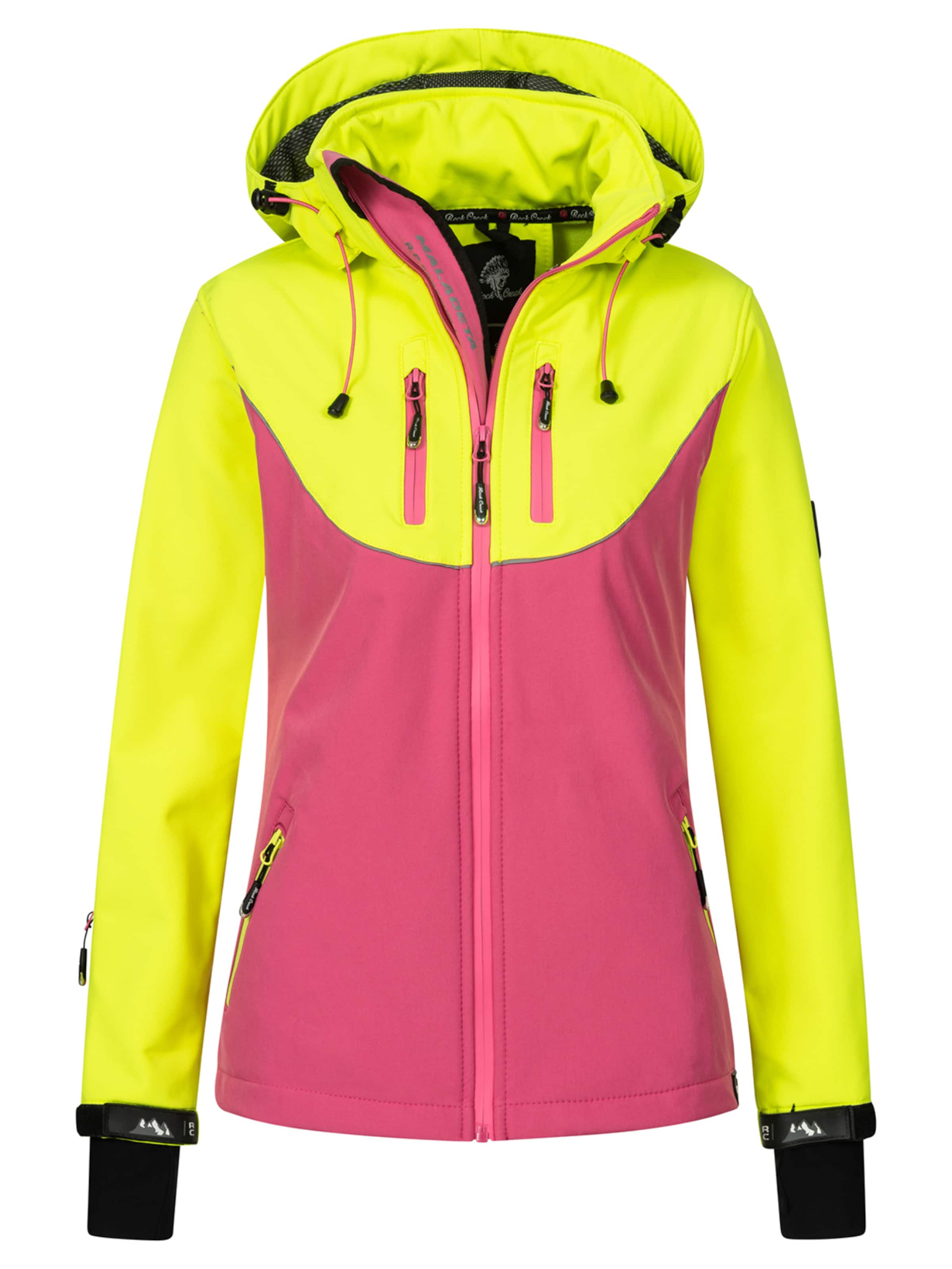 Rock Creek Funktionsjacke in Pink: Vorderseite