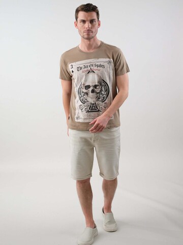 T-Shirt 'Ace' Deeluxe en gris