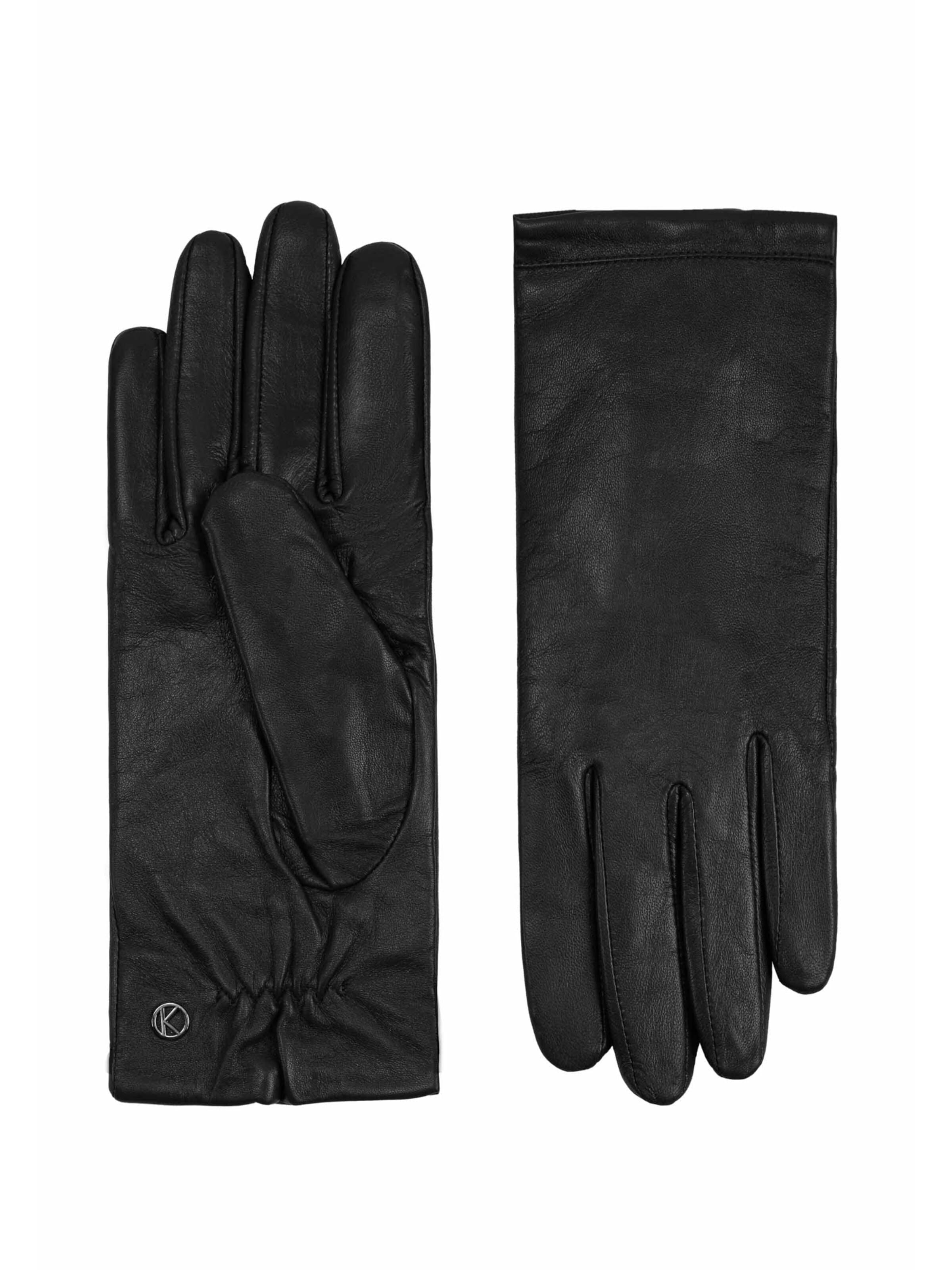 KESSLER Full Finger Gloves in Black