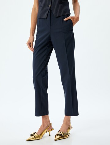 Koton Bootcut Hose in Blau: Vorderseite