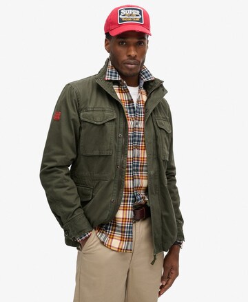 Veste mi-saison 'Rookie' Superdry en vert : devant