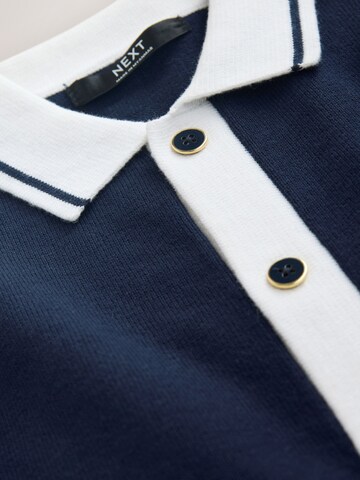 Next Gebreid vest in Blauw