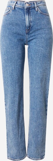 Tommy Jeans Jean 'JULIE STRAIGHT' en bleu denim / bleu foncé / rouge / blanc, Vue avec produit