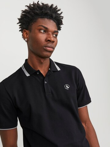 JACK & JONES Poloshirt 'HASS' in Schwarz