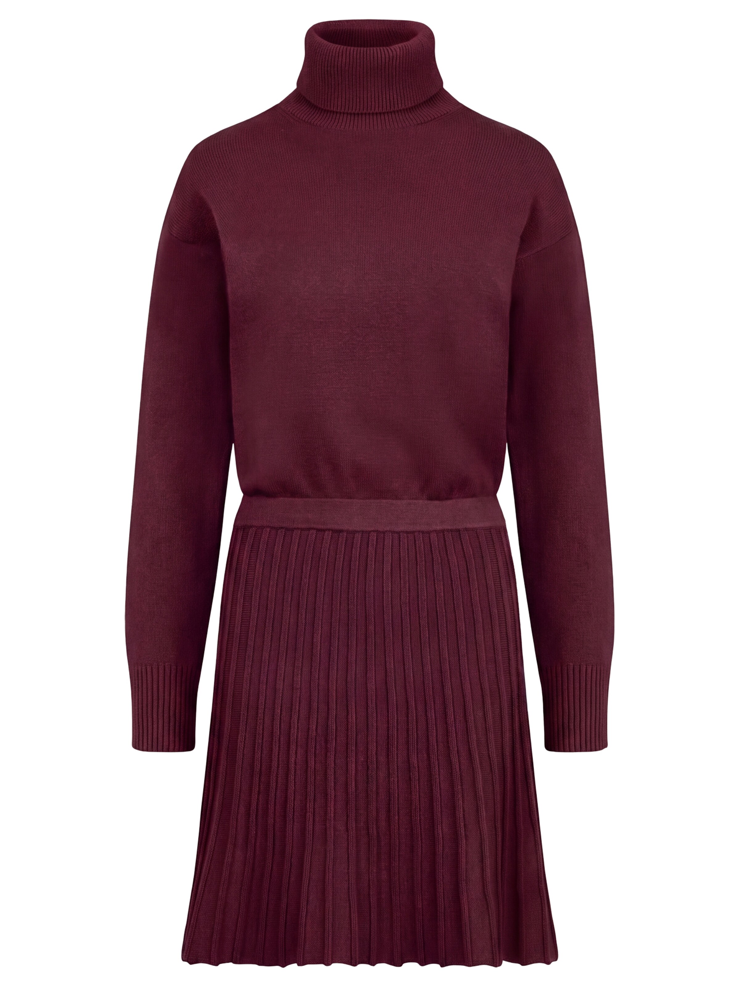 APART Strickkleid in Rot: Vorderseite