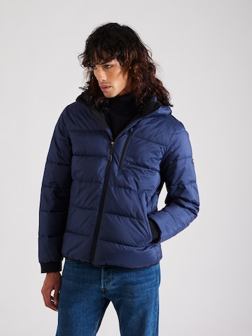 Abercrombie & FitchPrijelazna jakna - plava boja: prednji dio