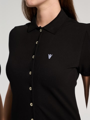 NOWIHT Blus 'Eugenie' i svart