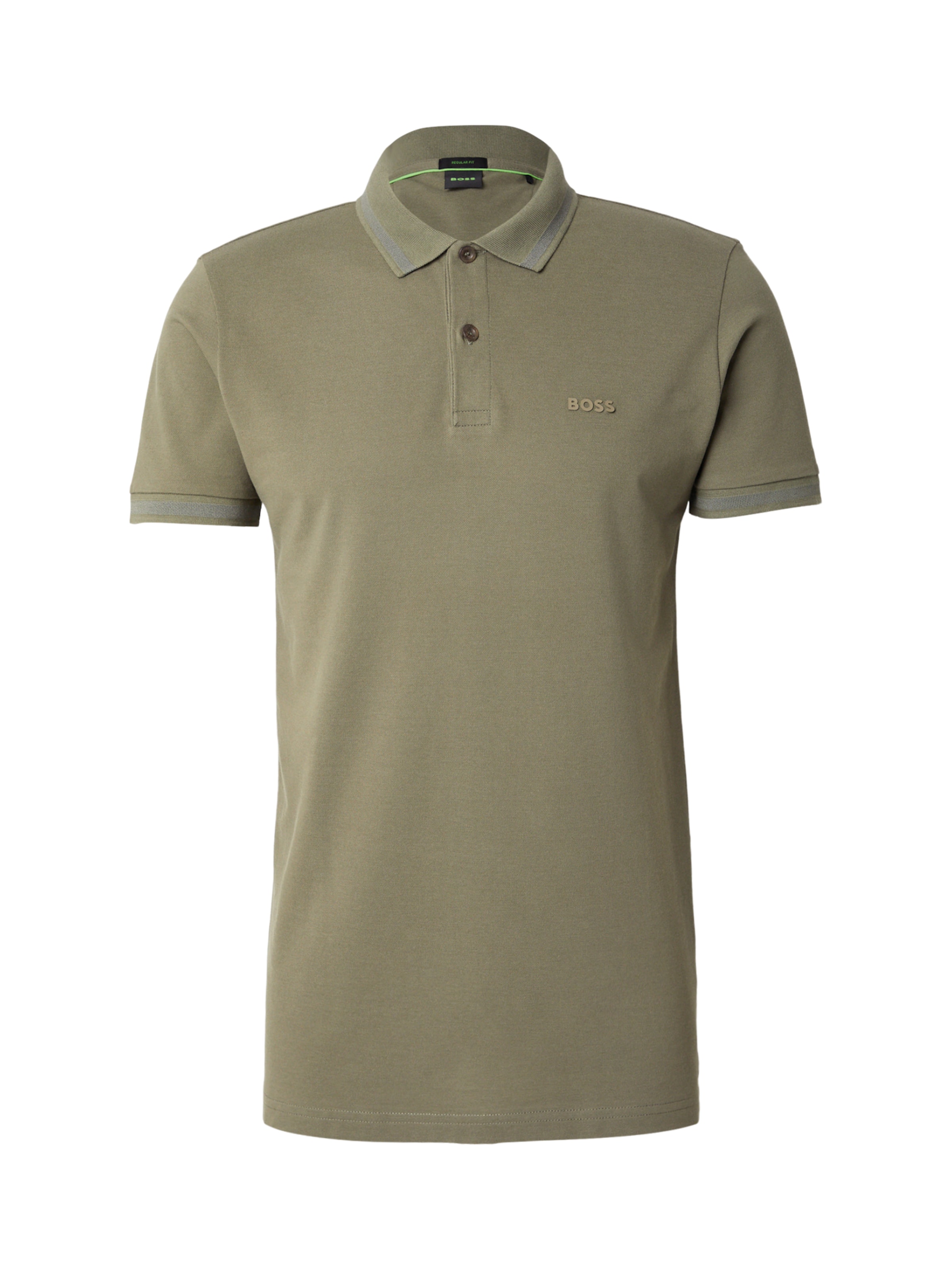 BOSS - Camiseta 'Pio 1' en verde: frente