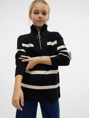 Vero Moda Girl Свитер 'VMSABA' в Черный