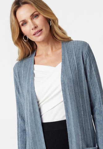 usha BLACK LABEL Gebreid vest in Blauw