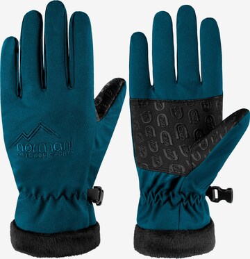 normani Gloves 'Tula' in Blue: front