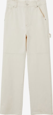 MANGO Loose fit Jeans 'Kyomi' in Beige: front