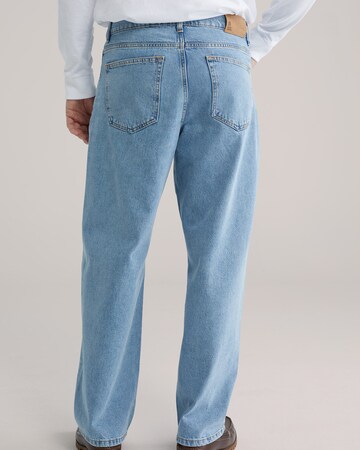 WE Fashion Ohlapna forma Kavbojke | modra barva