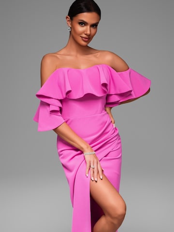 Ombre Evening dress in Pink