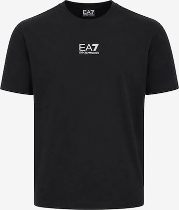 EA7 Emporio Armani - Camiseta en negro: frente