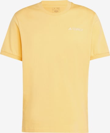 ADIDAS TERREX Performance Shirt 'Xploric' in Orange: front