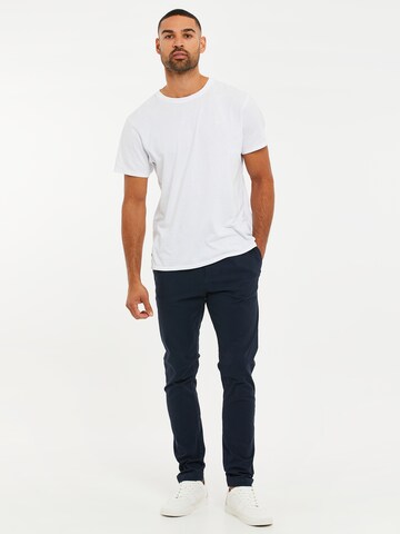 Threadbare Regular Chino Pants 'Marley' in Blue