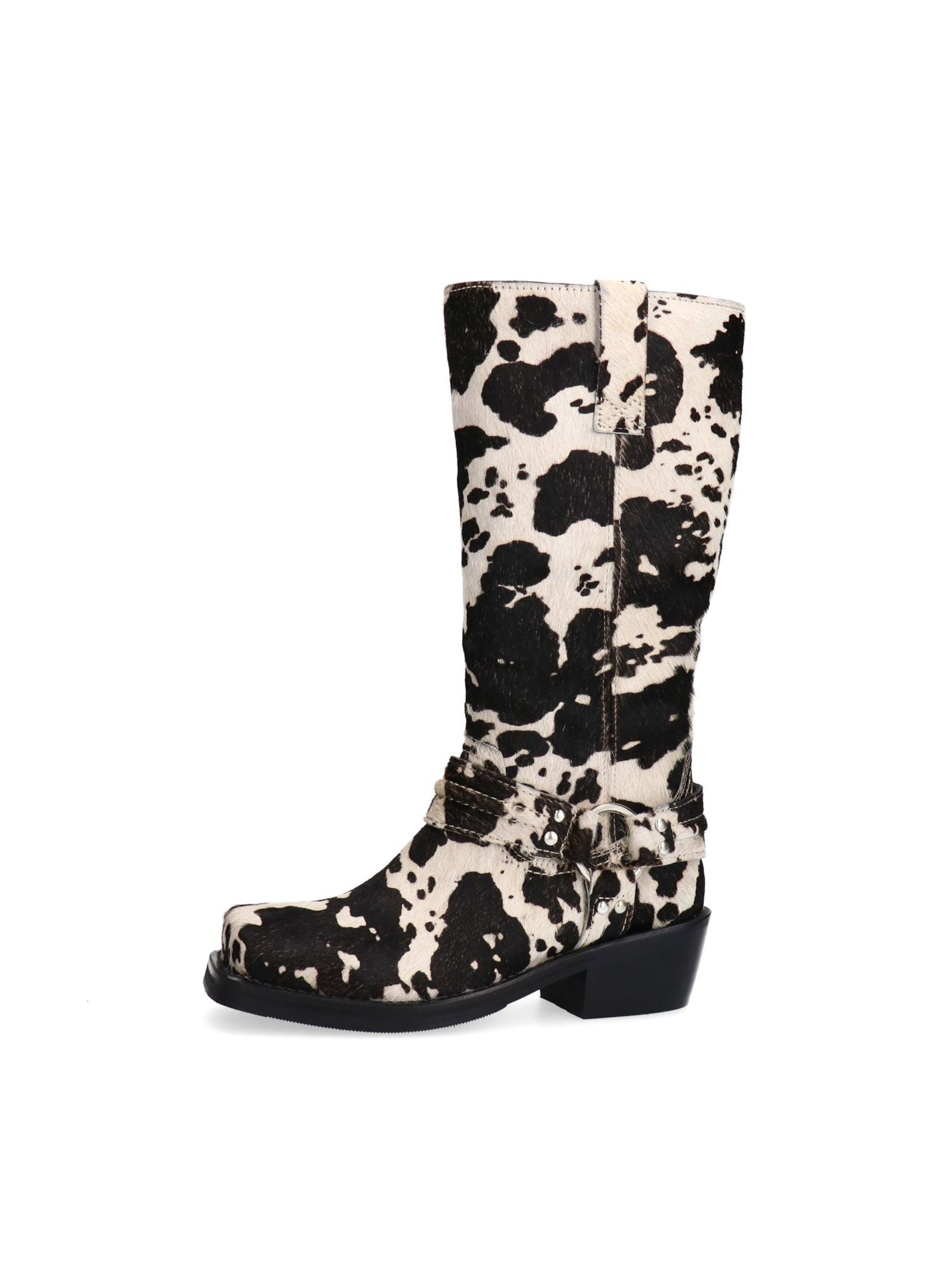 Bottes SACHA en noir : devant