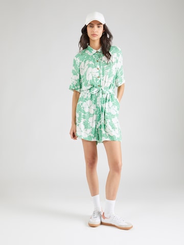 Robe-chemise 'REAL YESTERDAY' ROXY en vert : devant