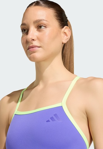 ADIDAS PERFORMANCE Bralette Sports swimsuit 'Ess' in Purple