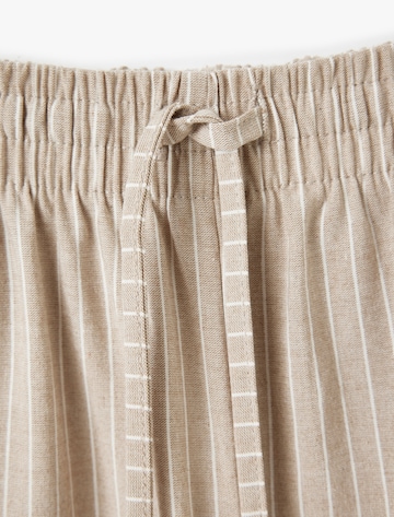 Koton Wide leg Broek in Bruin