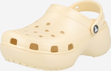 Crocs - Zuecos en amarillo: frente