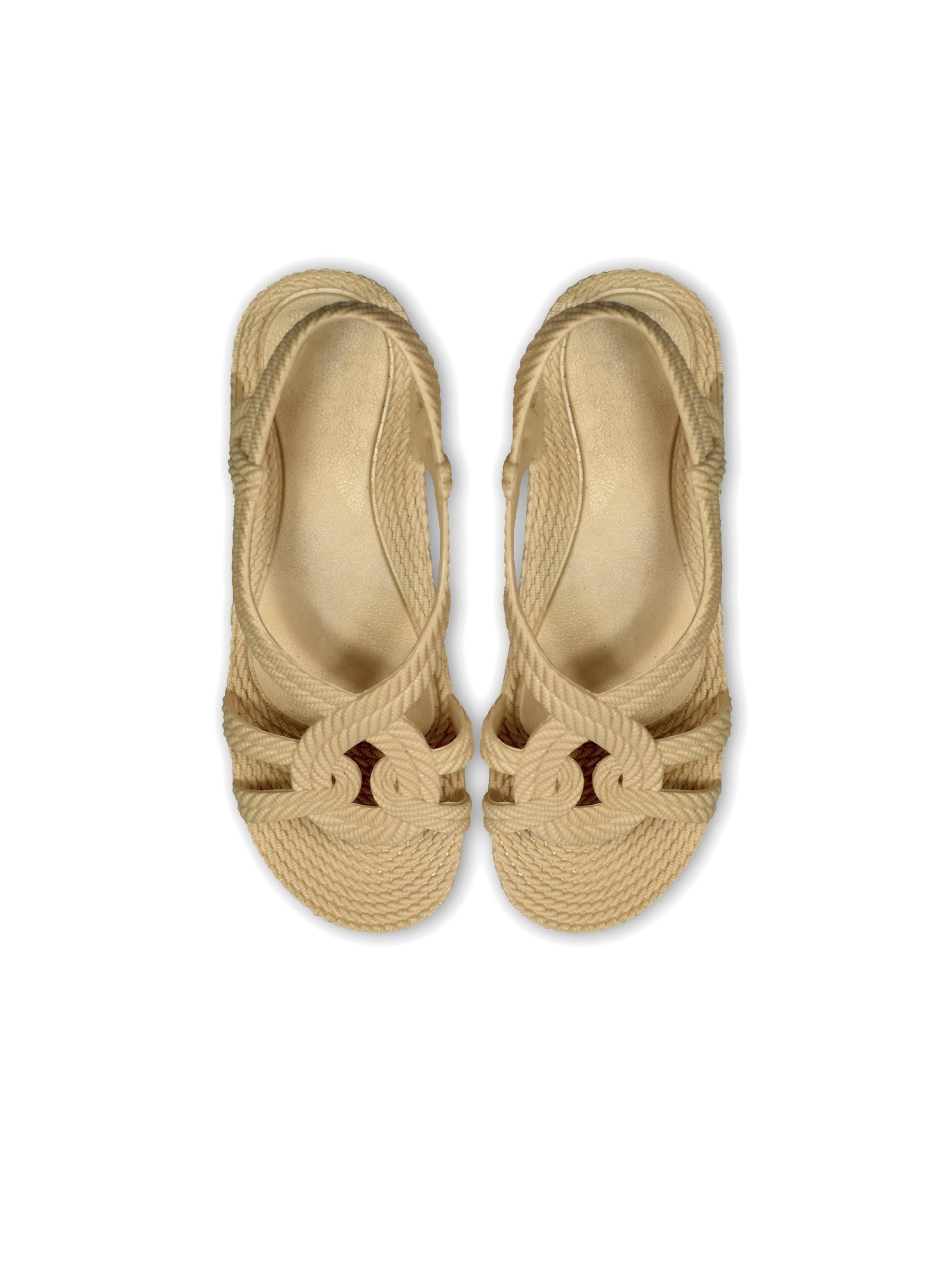 Brasileras - Sandalias 'Esmirna' en beige