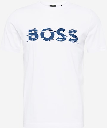 BOSS Green Shirt in White: front