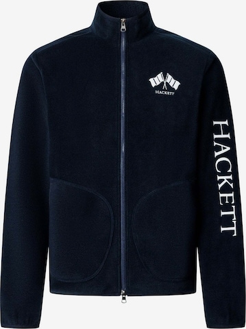 Veste en polaire Hackett London en bleu : devant