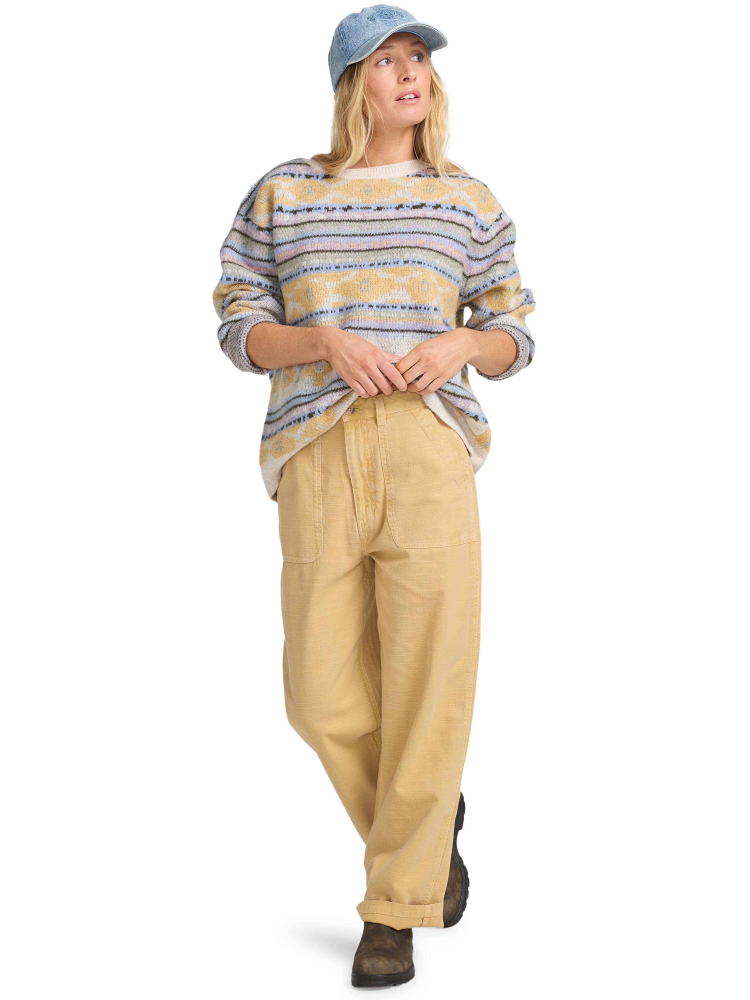 BILLABONG Regular Pants in Beige