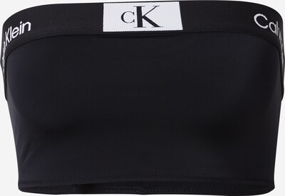 Calvin Klein Swimwear Bikini augšdaļa, krāsa - melns / balts, Preces skats