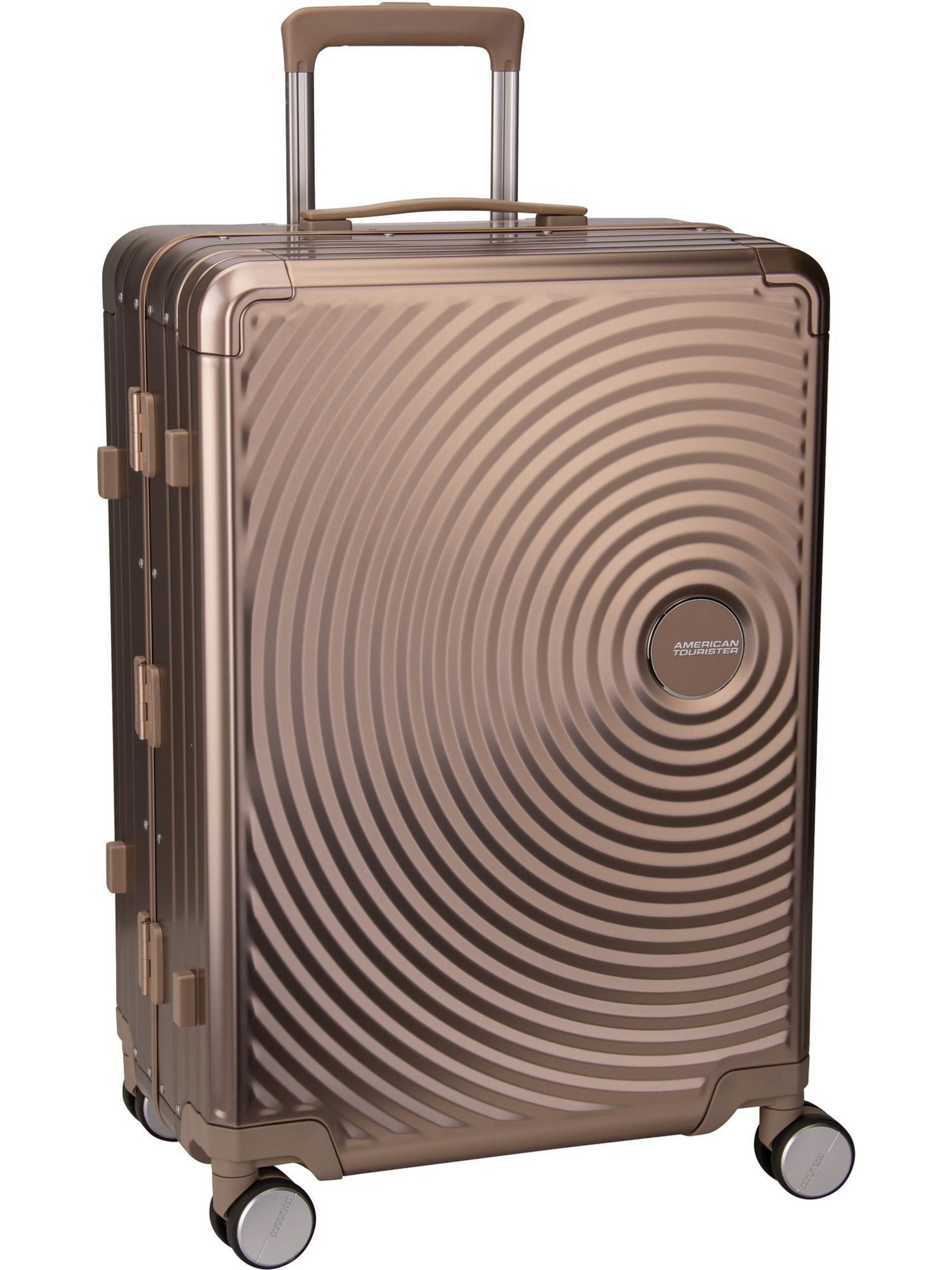 American Tourister Trolley 'Soundbox' in Bronze: Vorderseite