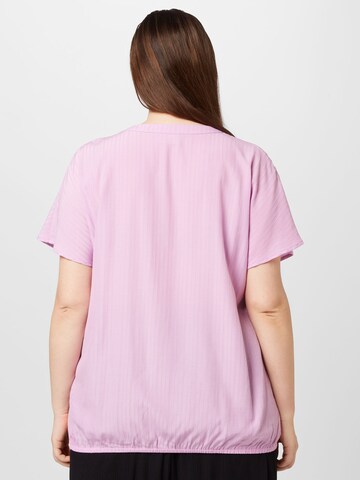 KAFFE CURVE Bluse 'Danni' in Pink