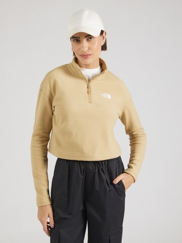 Pullover sportivo 'GLACIER' di THE NORTH FACE in verde: frontale