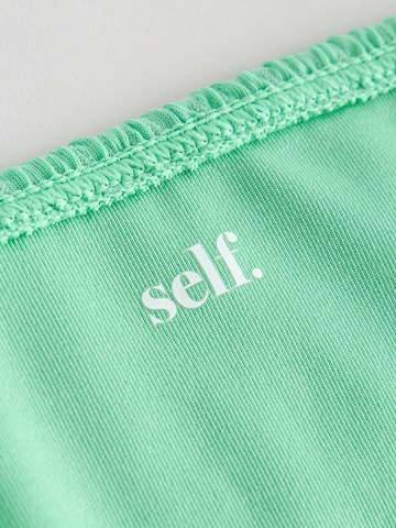 T-shirt Bikini di self. in verde