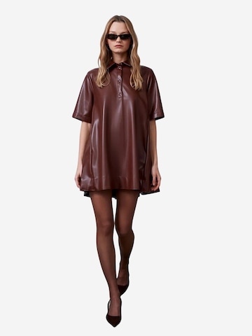 Dilvin Dress 'Mini' in Brown
