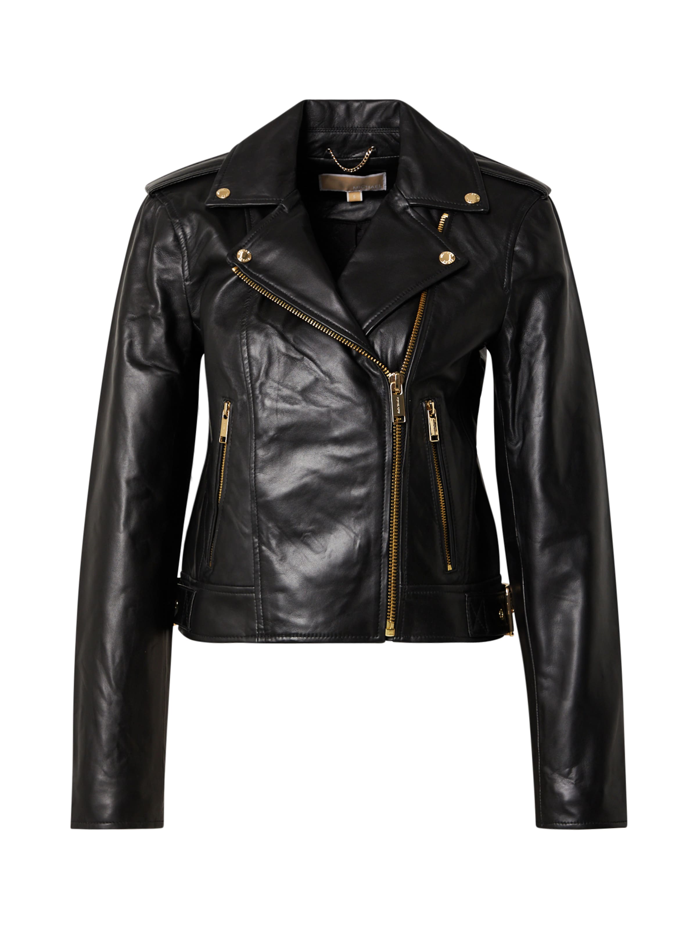 MICHAEL Michael Kors Φθινοπωρινό και ανοιξιάτικο μπουφάν σε μαύρο: μπροστά