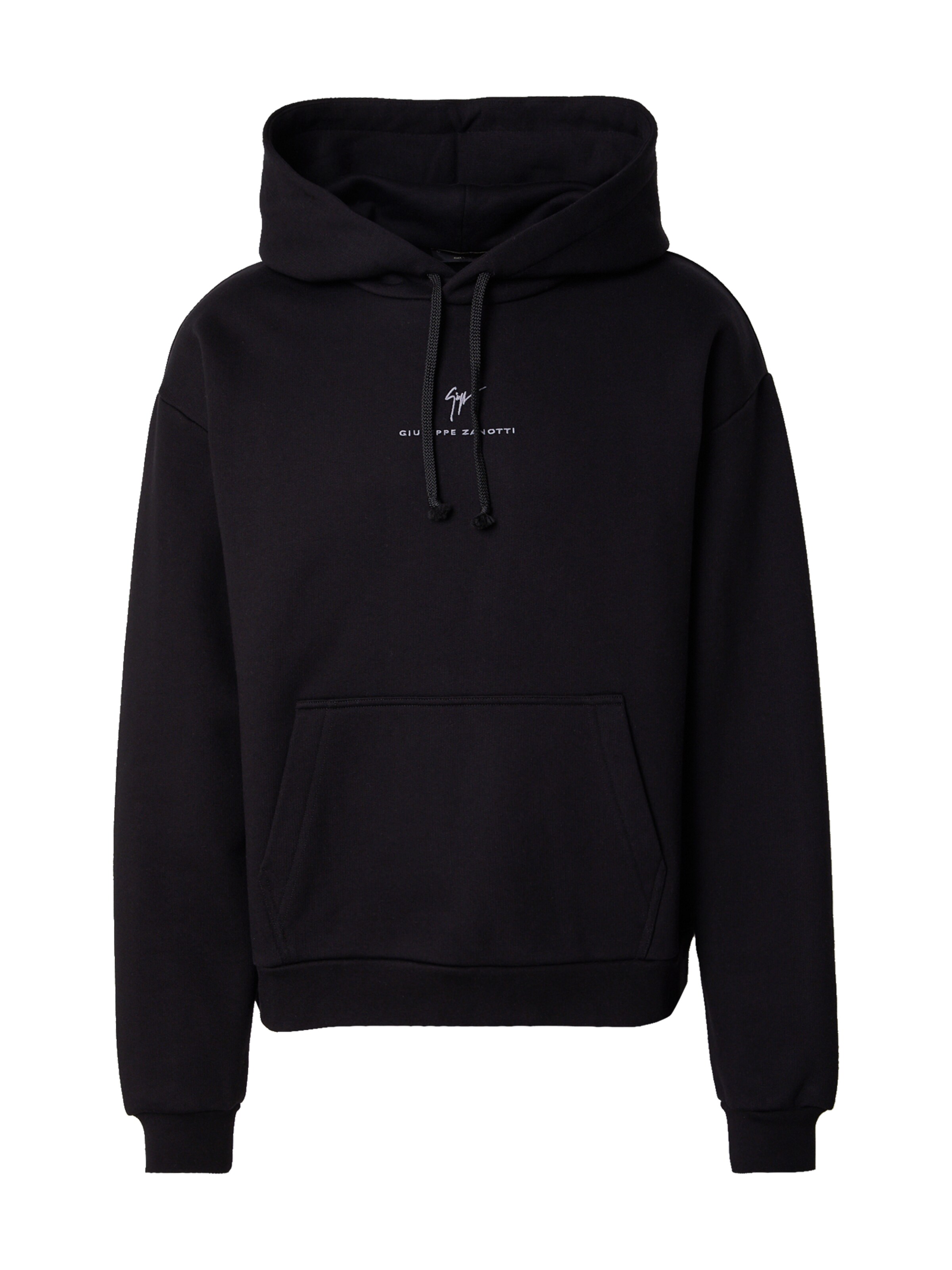 Giuseppe Zanotti Μπλούζα φούτερ σε μαύρο: μπροστά