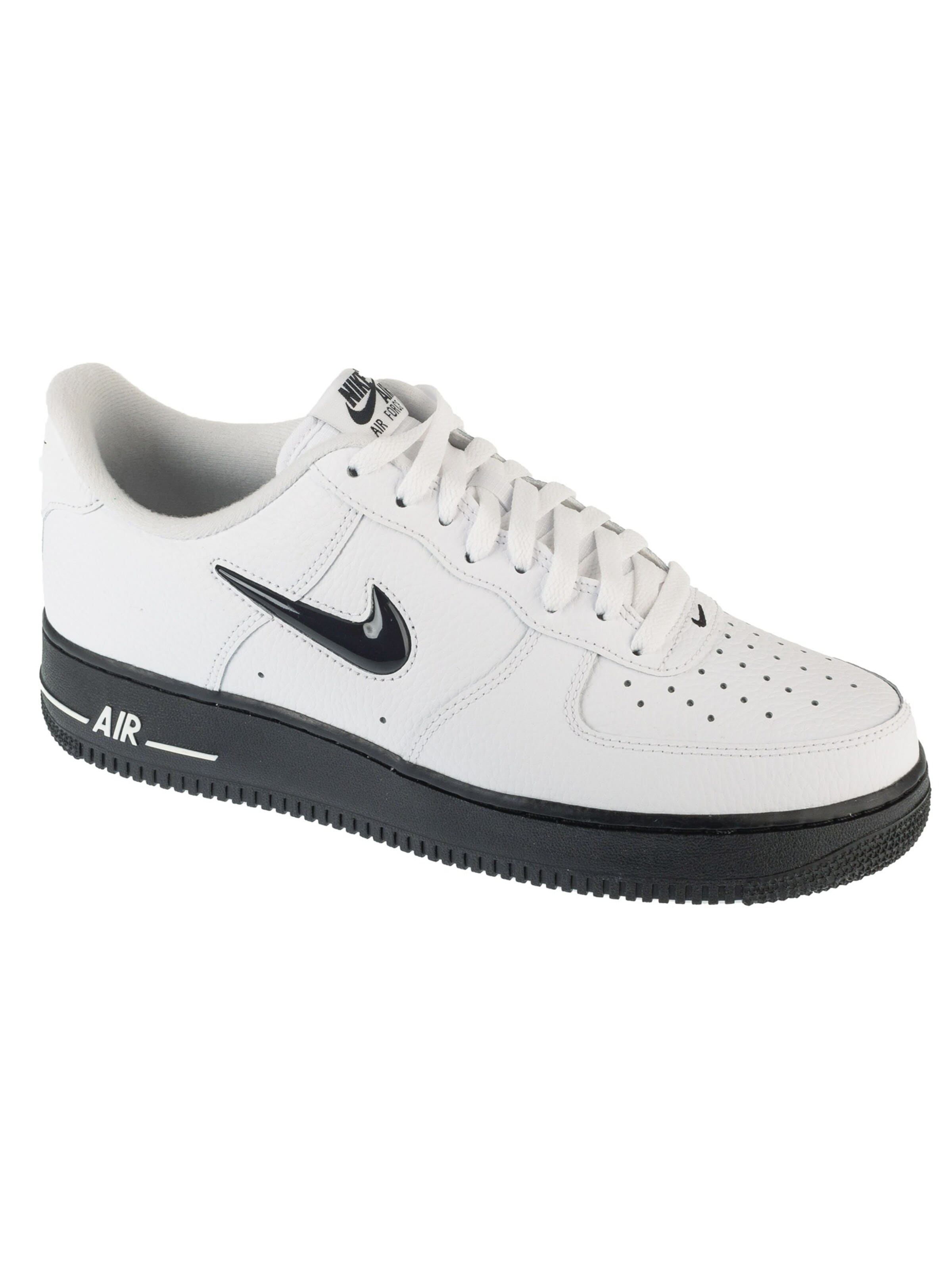 NIKE Platform trainers 'Nike Air Force 1 '07 Low Jewel' in White: front