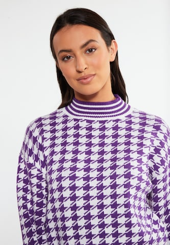 faina - Pullover em roxo