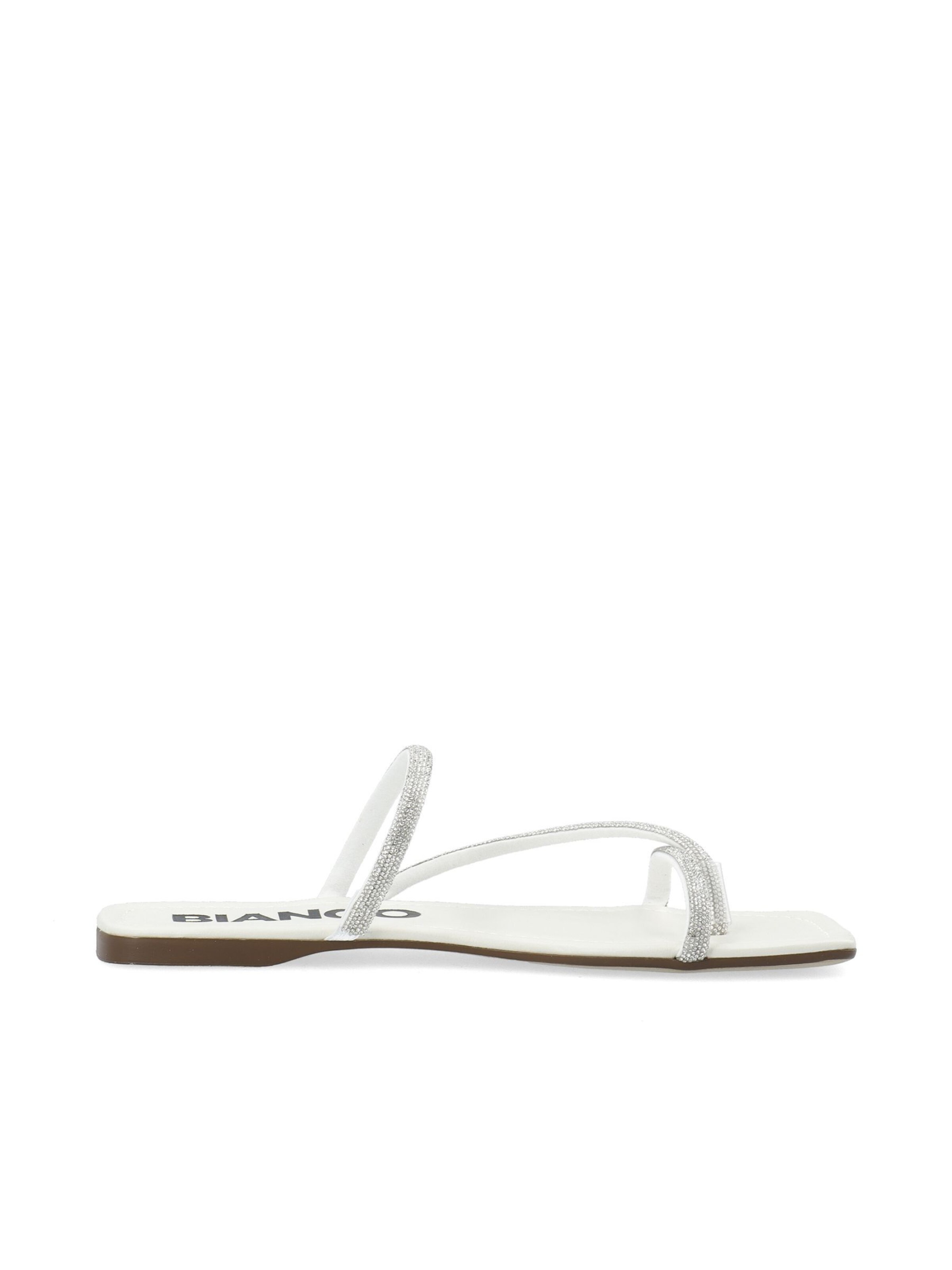 Bianco T-Bar Sandals 'Sissel' in White