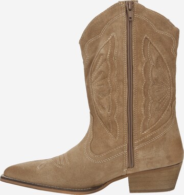 PS Poelman Cowboy Boots 'MOCO' in Brown