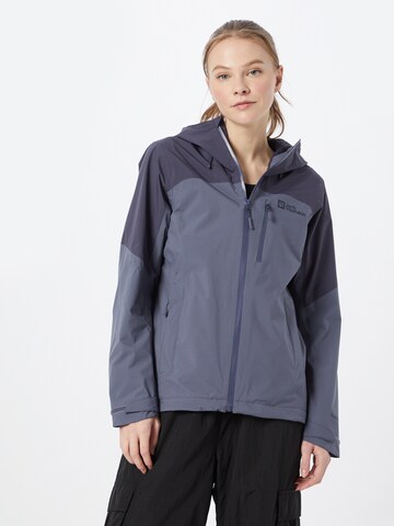 JACK WOLFSKIN Outdoorjacke in Blau: predná strana