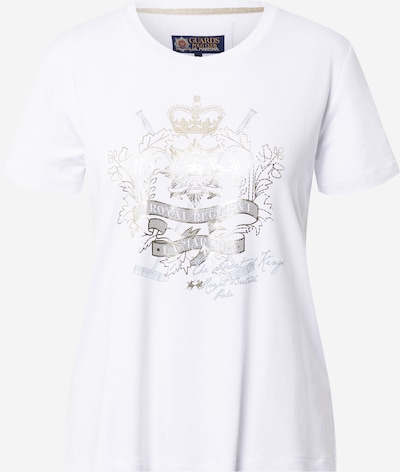 La Martina T-Krekls 'RWRG01JS264' Zelts / pelēks / balts, Preces skats